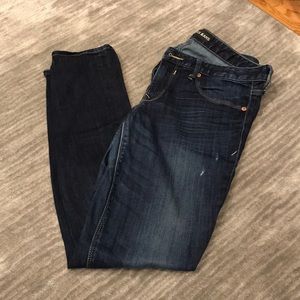 Express Ankle Skinny Stella Low Rise Jeans